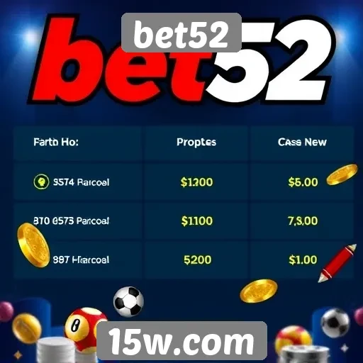 Ofertas e promoções disponíveis no bet52